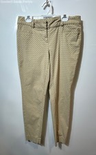 The Limited Womens Khaki Printed Exact Stretch Pockets Trouser Pants Size 2