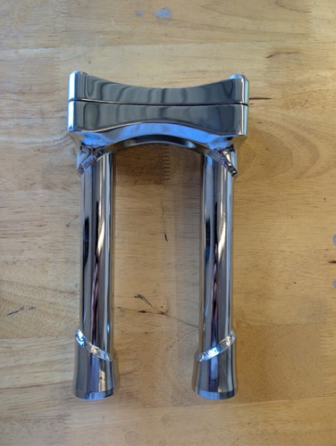 Biltwell Murdock Chrome 8" Oversized Risers 6413-105-08