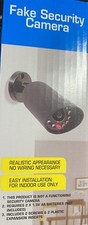 Fake Security Camera Flashing Recording Light AA batteries not included