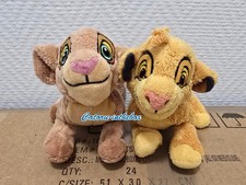 Peluche / Plush Disney Le Roi Lion Simba Nala The Lion King Vintage