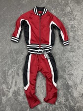 Kids Tracksuit Set Size 4T Red Black White Chicago Style 8543K/8543TK