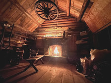 Historic 1930s Log Cabin 'Betty Bess' on 62 Acres - Nevada County CA