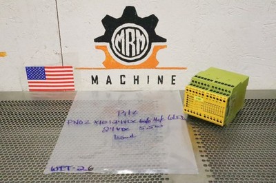 PILZ 774749 PNOZX10.1 24VDC 6n/o 4n/c 6LED Safety Relay Used With Warranty