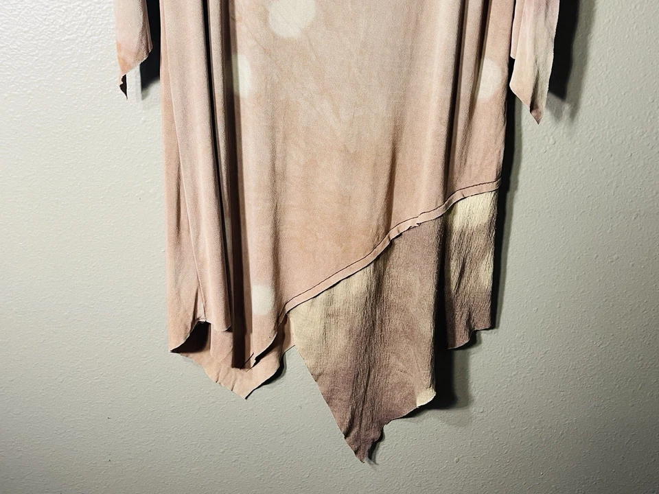 Staley Gretzinger Boho Vibe Ecléctico Tie Dye Patchwork Suave Vino Colores EE. UU. (c1) Foto 3 de 4