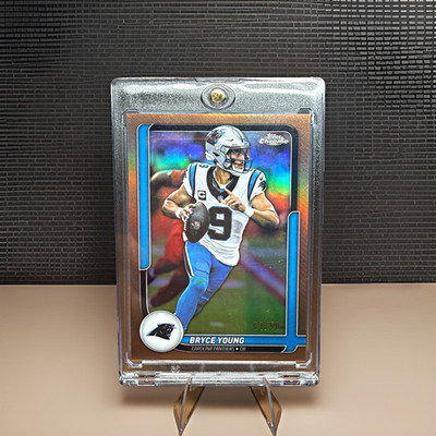Topps 2026 Football Bryce Young Topps Gold Chrome TFCC-10 Panthers 01/50