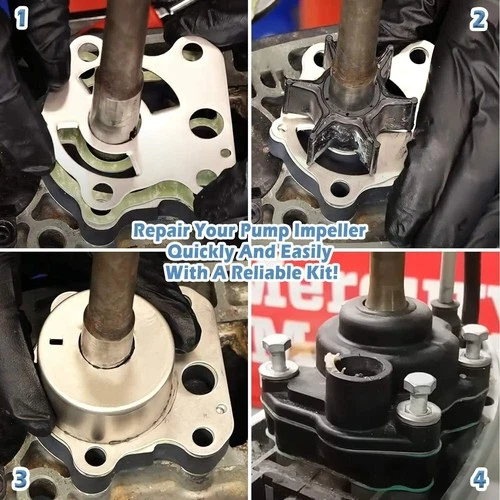 Water Pump Impeller Repair Kit For Honda outboard 40 50 hp BF40A/D BF50A/D 06193 - Picture 13 of 14