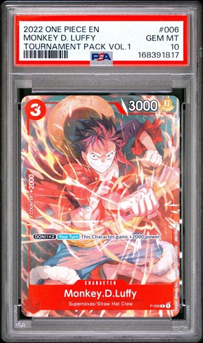 Monkey.D.Luffy (Tournament Pack Vol. 1) graded PSA 10 for sale on eBay