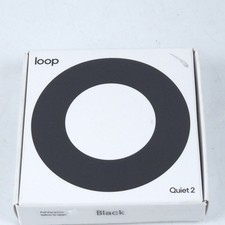 Loop Quiet 2 Ear Plugs Noise Reduction Super Soft Reusable Hearing Black NRR14
