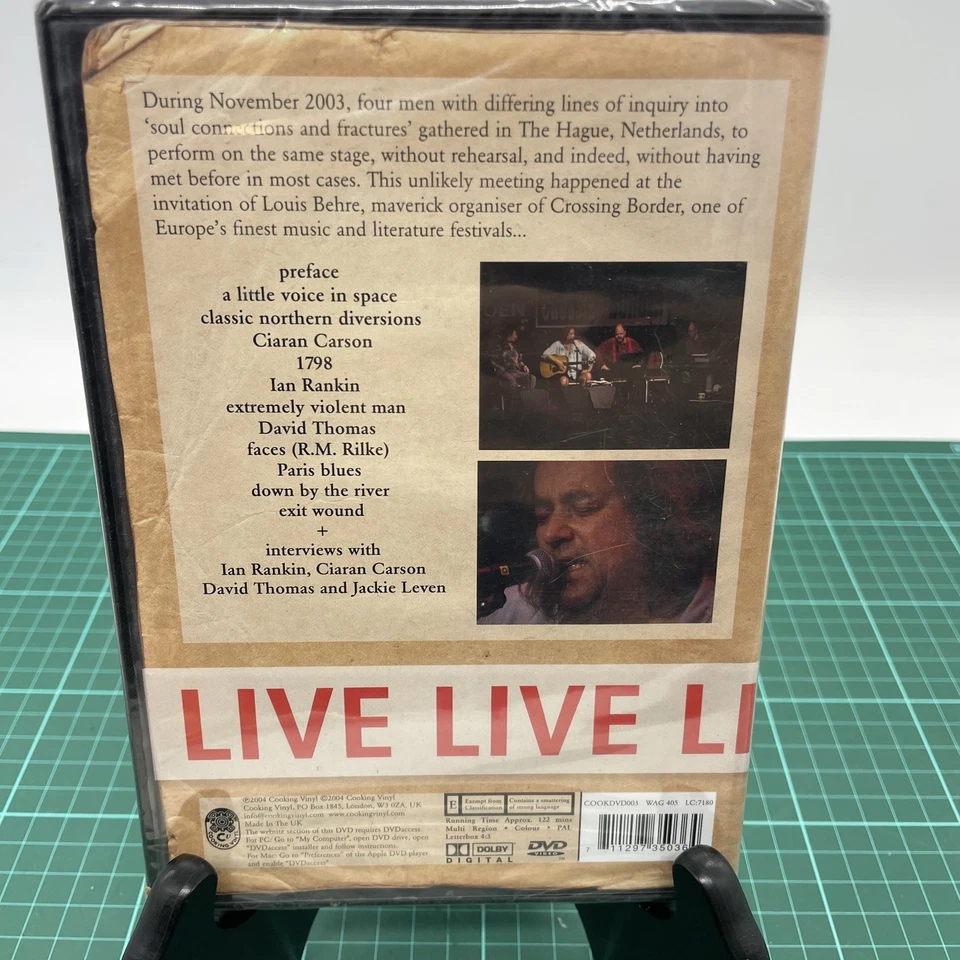 DVD Jackie Leven Live The Meeting of Remarkable Men 2005 Brand New Sealed Rare - Image 3 of 4