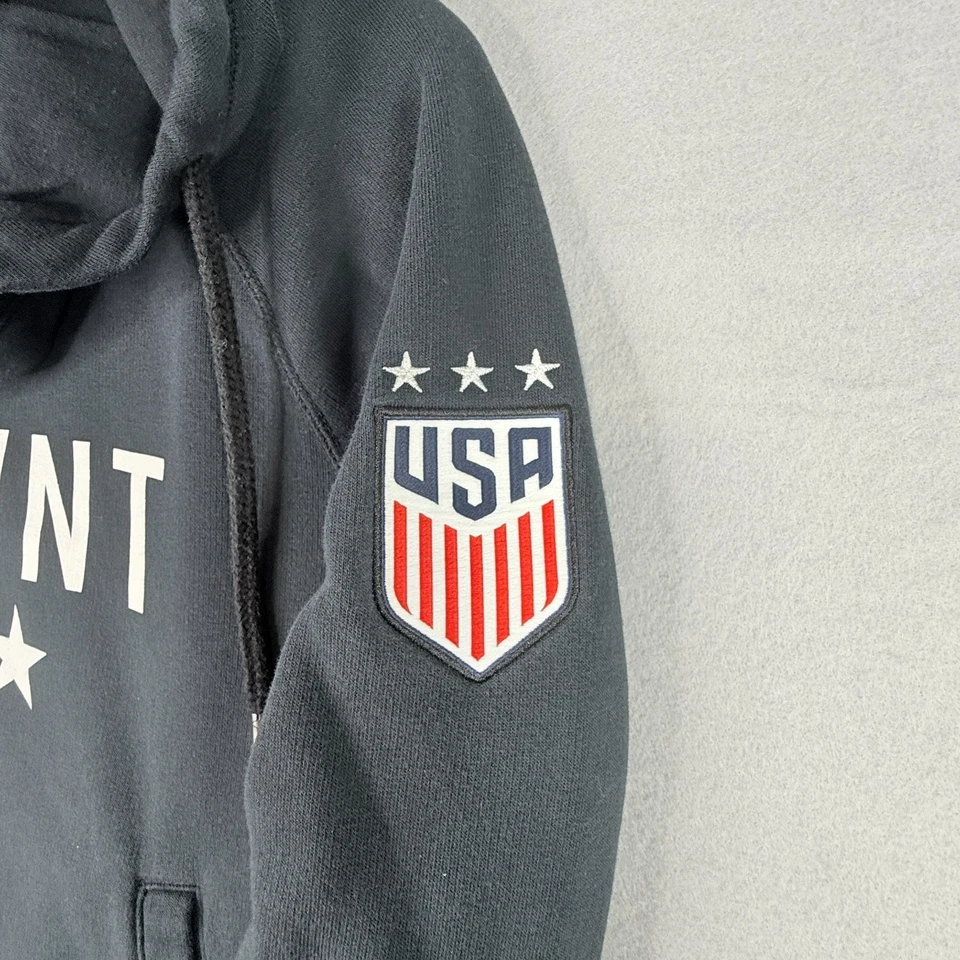 NIKE USWNT USA Soccer Hoodie Sweatshirt Womens Small National Team Cowl Neck - Image 2 of 4