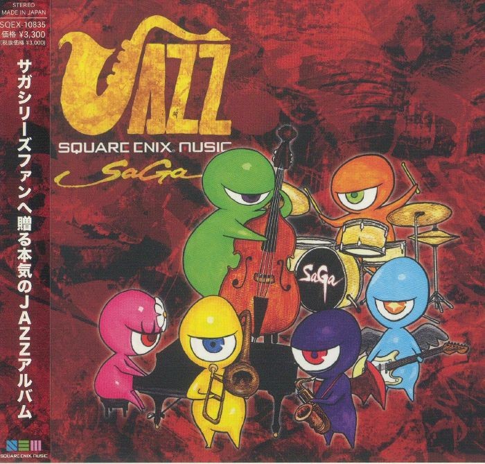 VARIOUS - Square Enix Jazz Saga (Soundtrack) - CD (unmixed CD with obi-strip)