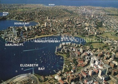 Sydney New South Wales Eastern suburbs aerial view