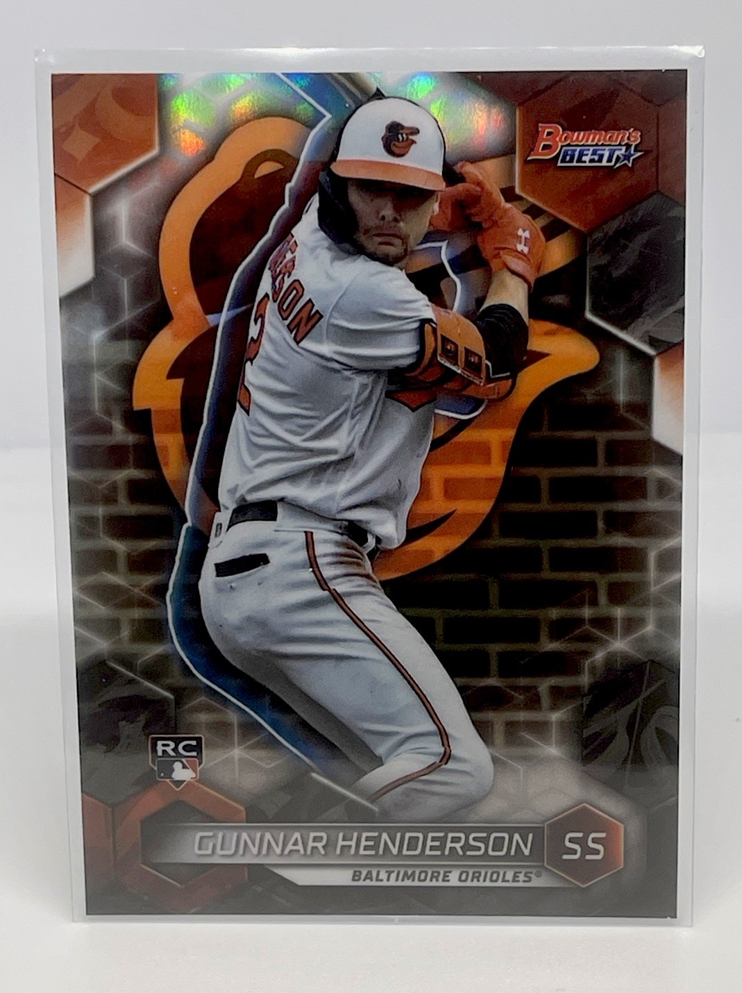 Gunnar Henderson RC Refractor 2023 Bowmans Best. Baltimore Orioles. #26