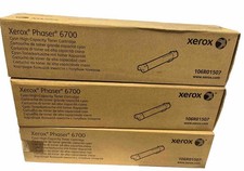 Lot 3 - Xerox Phaser 6700 Cyan High Yield 106R01507 Toner Cartridge OEM - New