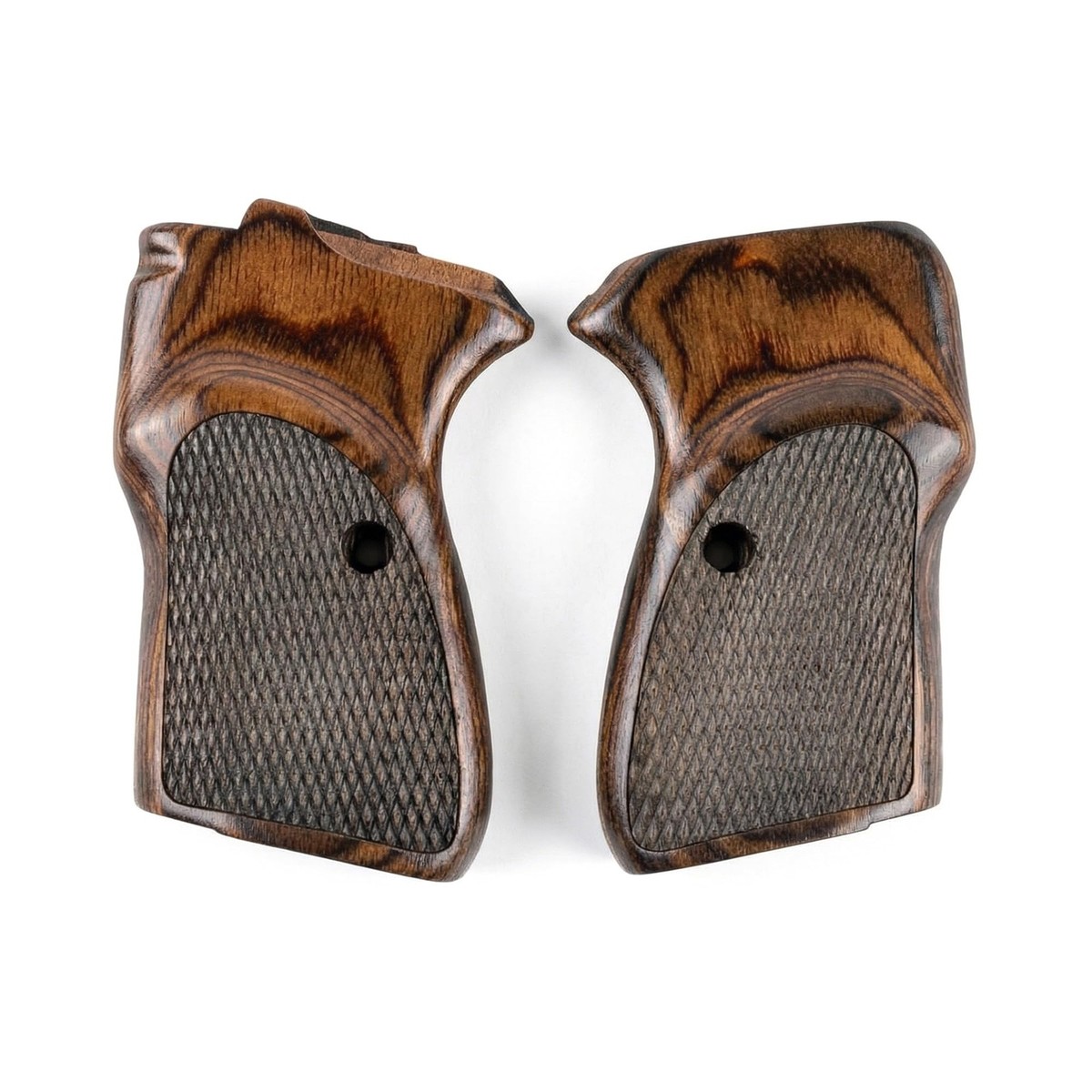 Bersa Thunder Firestorm 22 380 Pistol Grips Real Rosewood Checker