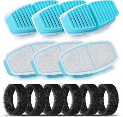 BEMOONY Cat Water Fountain Filters: Pet Replacement Filter blue