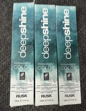 3 Rusk Deepshine 6.11AA Deep Shine Permanent Conditioning Cream 3.4 oz Each