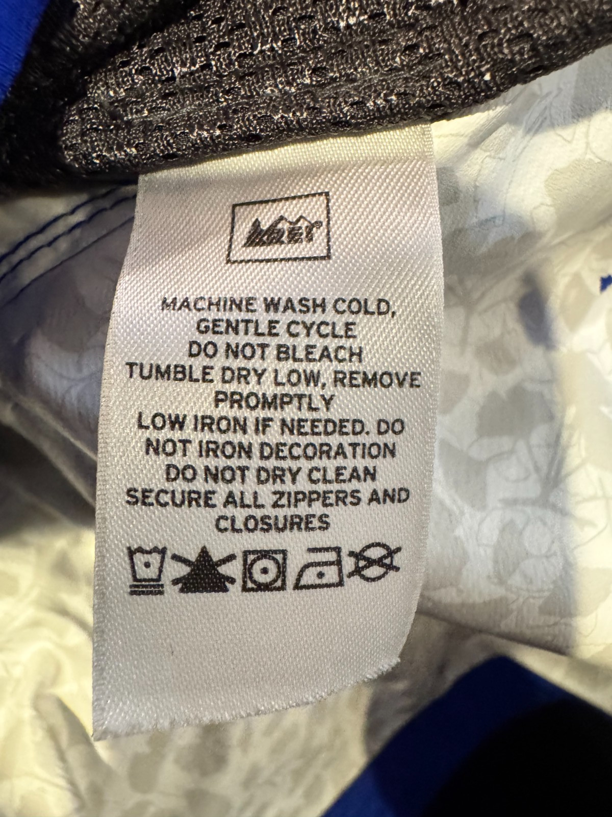 REI Elements E1 Womens Medium Blue Hardshell Rain… - image 17