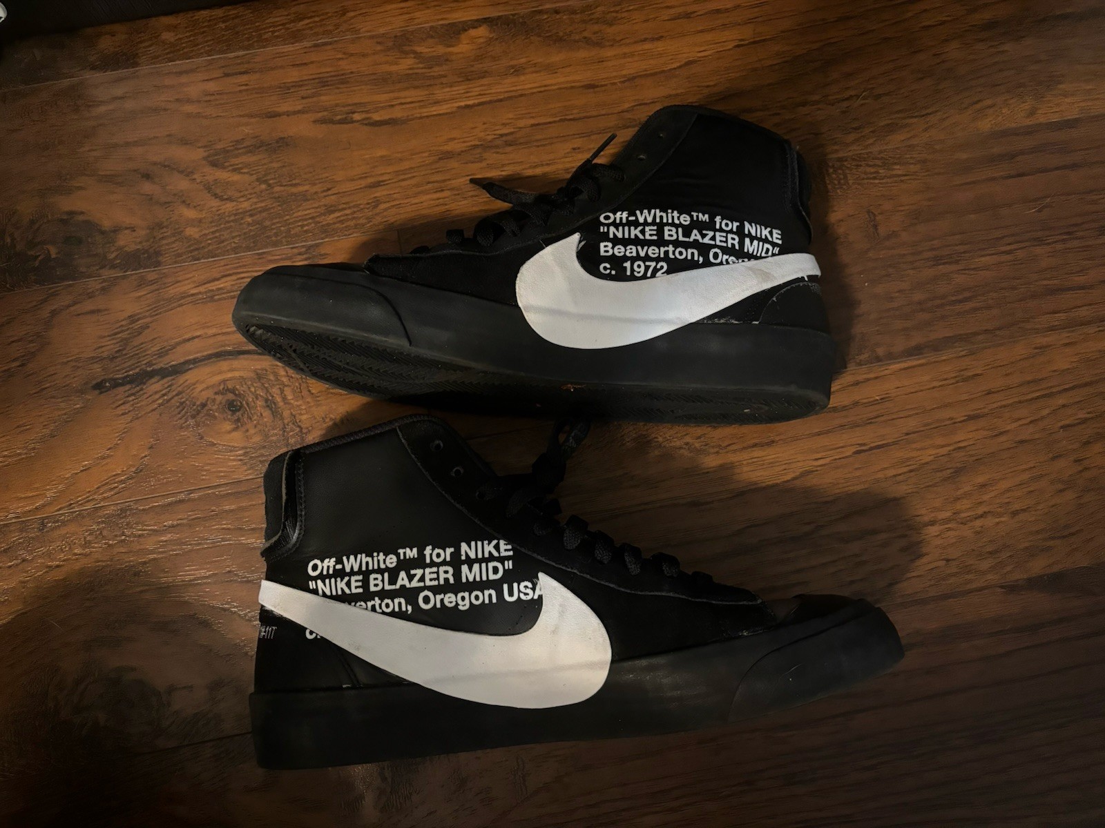 OFF WHITE X NIKE Nike Off White x Blazer Mid Grim Reapers taglia 11 AA3832 001