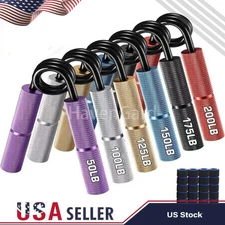 Grip Strength Trainer Set, 6 Pack (50-200LB) Hand Grip Strengthener