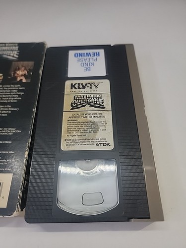 VHS Maximum Overdrive 1986 Horror Sci Fi Stephen King OG Lorimar Release - Picture 4 of 7