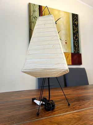 NAGOYA Pyramid Paper Lamp Noguchi Style Lamp, Rice Paper Floor Lamp Lantern