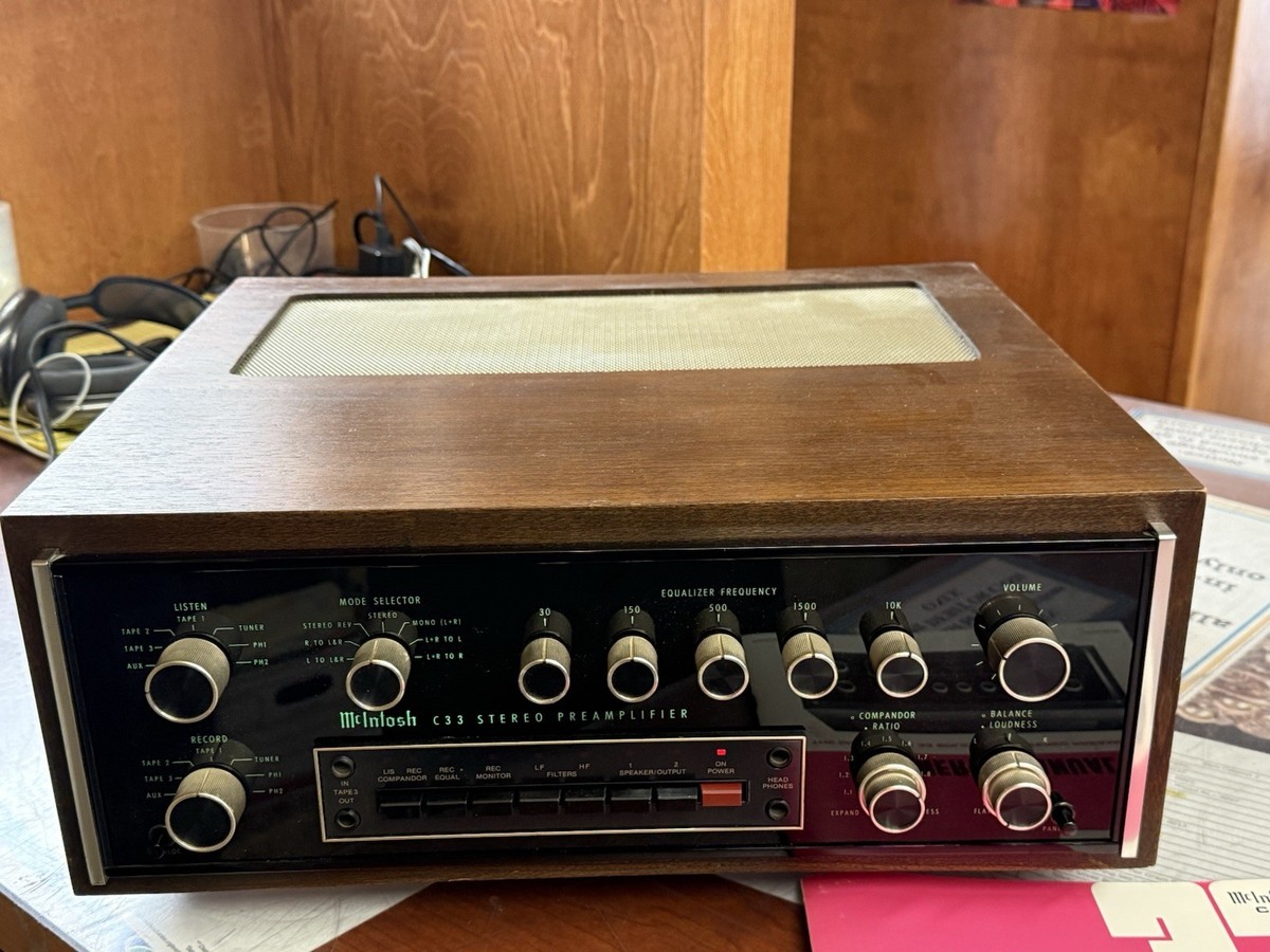 McIntosh C33 Solid-State Stereo Preamplifier - Vintage | eBay