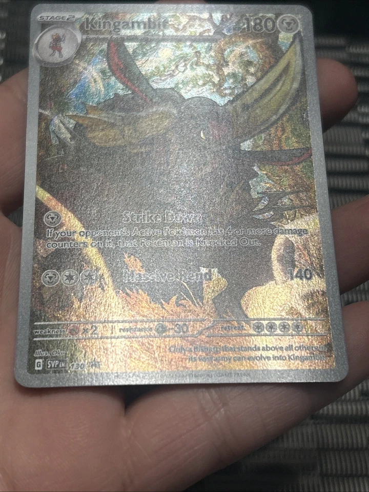 Pokemon TCG Kingambit Promo SV: Scarlet & Violet Promo Cards 130- NM - Image 4 of 4