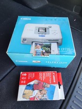 Canon Selphy CP 720 Compact Photo Printer Photo Paper In Box