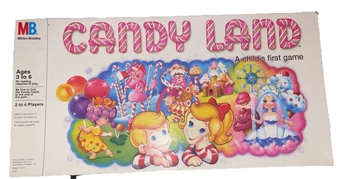 Vintage Hasbro Candy Land A Child’s First Board Game - 1984
