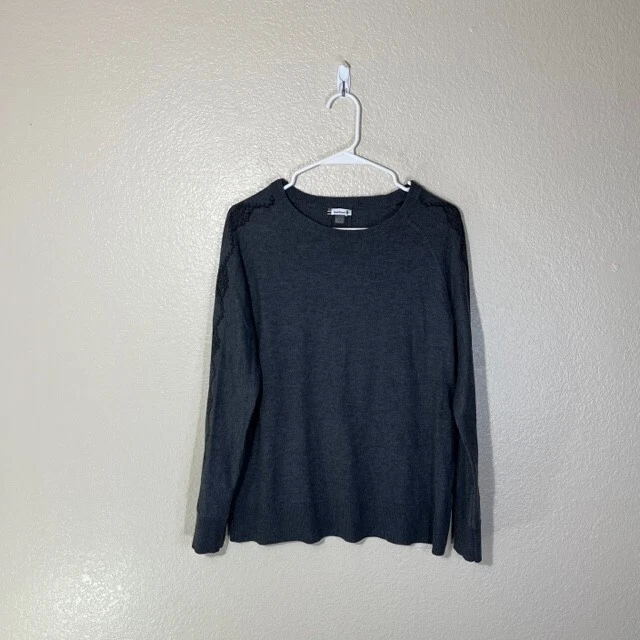 smartwool pullover black pattern crewneck merino sweater
