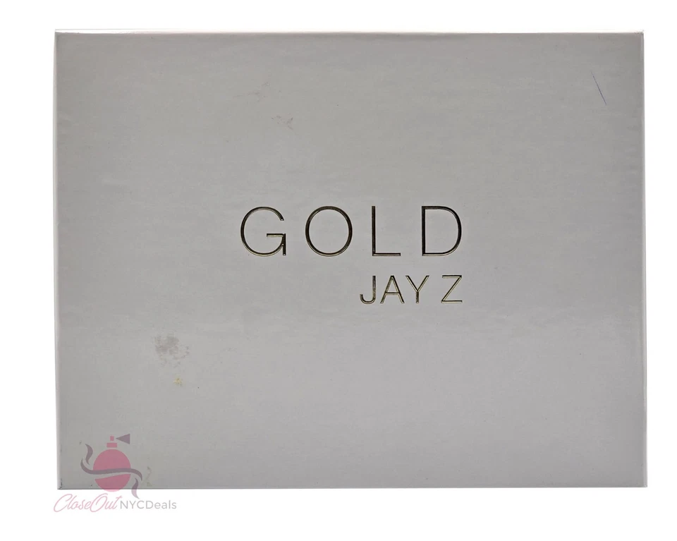 Jay-Z Gold conjunto de 3 peças para homens -3,0 oz Eau De Toilette spray + 3,0 oz gel de banho + bálsamo pós-barba - Imagem 2 de 4
