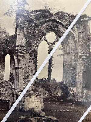 DK220 Antikes Foto. Netley Abbey, Ostfenster Nr. 1131 - 1860er Jahre