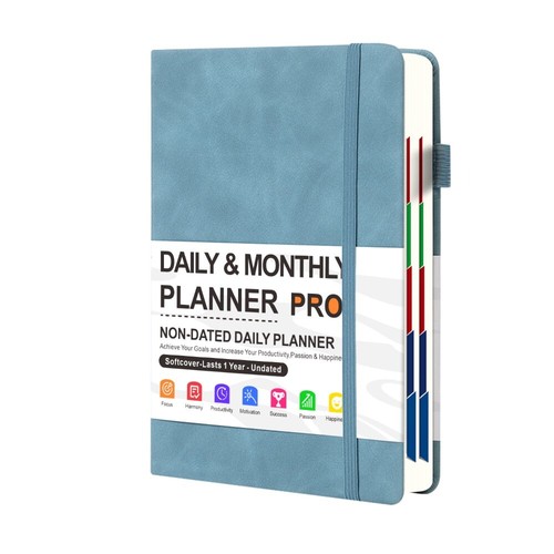 Daily Calendar Daily Planner Appointment Book Diary Book Portable Notebook - Picture 9 of 15