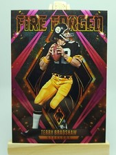 Terry Bradshaw 2022 Phoenix Fire Forged #FF-5 Pink /175 HOF Pittsburgh Steelers