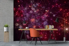 3D Dazzling Fireworks G3676 Wallpaper Wall Murals Removable Self-adhesive Erin