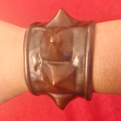 TRIBAL FUSION BELLY DANCE, Handmade Metal CUFF BANGLE, Sharon Kihara Style.