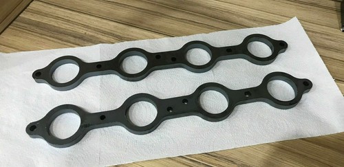 FLANGE FLANGE COLLETTORE SCARICO PERSONALIZZATO CNC FATTE SU MISURA ACCIAIO INOX - Foto 5 di 5