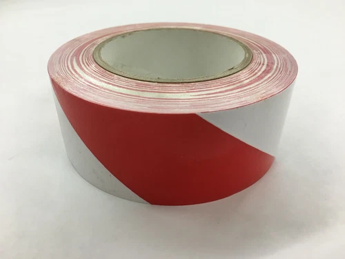 ULINE  2" x 36 yds Heavy Duty Laminated Caution Safety Tape -RdWh S-384 - 1 ROLL - product listing photo