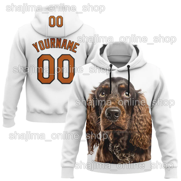 American Spaniel Dog Sports All Over Print Hoodie, Love Dog Hoodie 3D