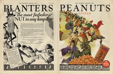 Most popular nut in any language Planters Peanuts ad 1929 SEP
