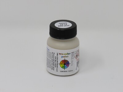 Tru-Color Paint 829 Sand Flat Brushable Model Railroad Color 1 oz Bottle