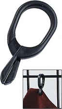 300 Black Scarf Plastic Clips Loop Merchandise Impluse Sales Scarves