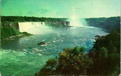 Niagara Falls Canada Ontario Rainbow Bridge Postcard Used (27682)