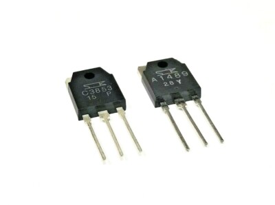 2SA1489 + 2SC3853 Sanken Silicon NPN Power Transistors Replaces ECG390 ECG391