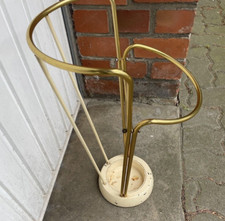 50er 60er Design Regen Schirmständer Eistüte  Messing Gusseisen mid century 50s