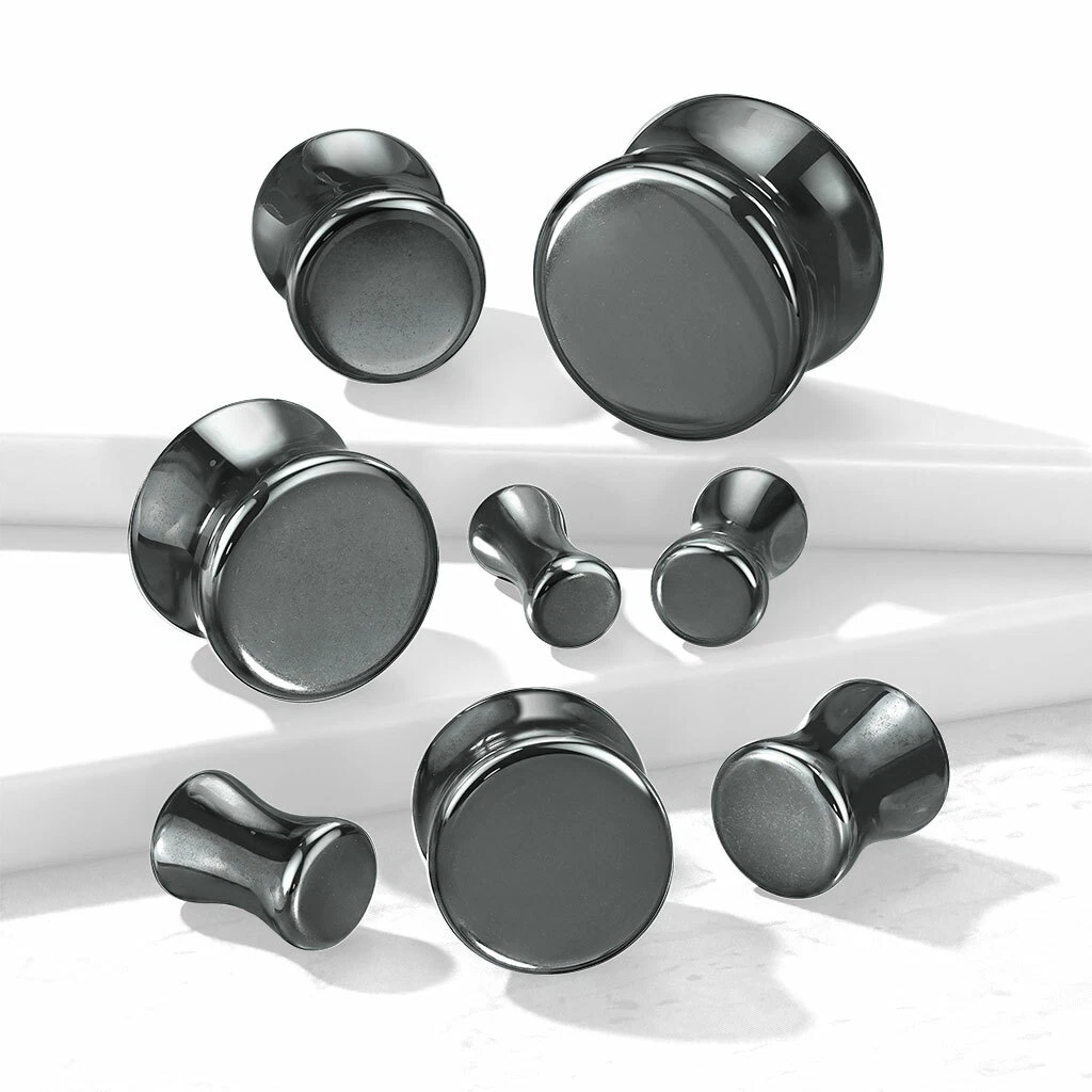 Hematite ear plugs sale