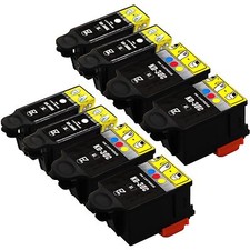 8PK InkJet for Kodak ESP 1.2 C310 Printer 30 XL Black  Color Ink Cartridges