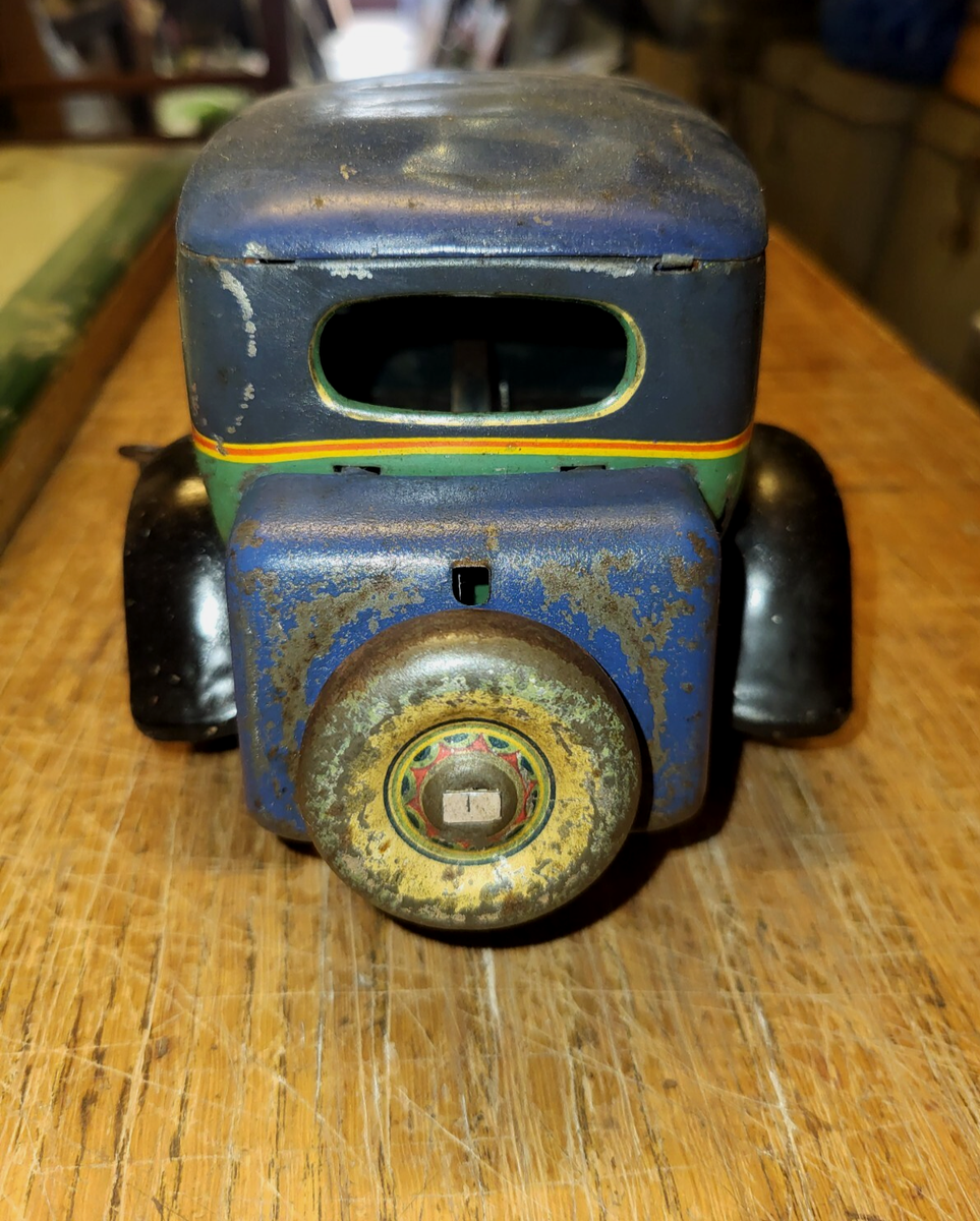 Ancienne rare voiture de course anglaise minature tôle KOSUGE TM JAPAN