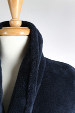 PLUSH UNISEX ROBES Size: L/X NAVY Plush and Luxurious Spa Bath Robe ON SALE 